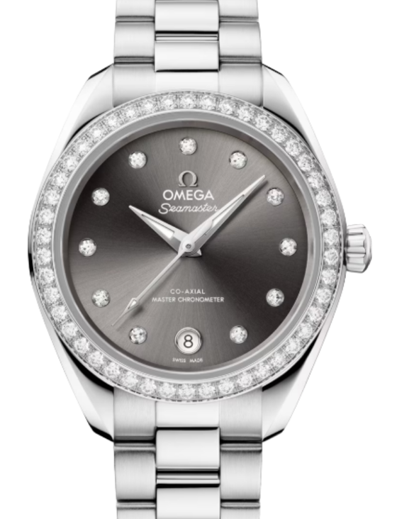 Omega Seamaster Aqua Terra Co-Axial Master Chronometer 150M Steel 30mm Grey Dial 220.15.30.20.56.001 - BRAND NEW