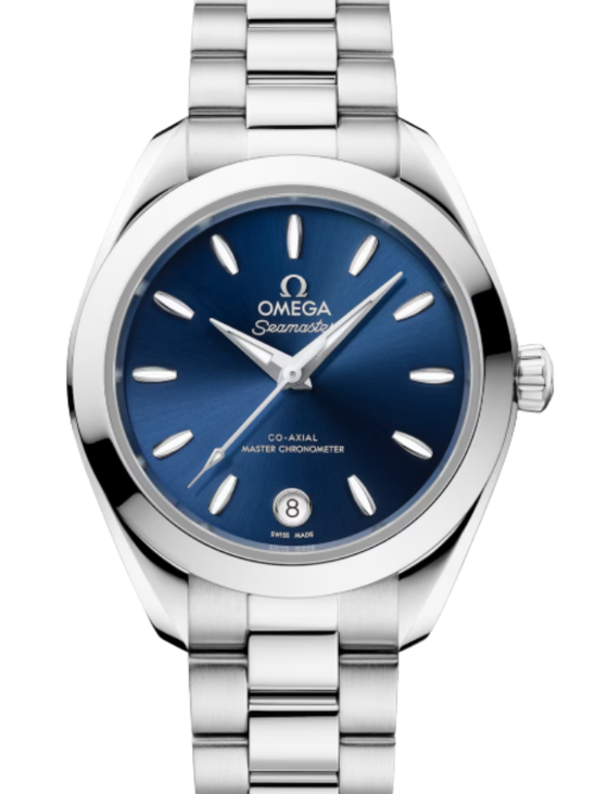 Omega Seamaster Aqua Terra Co-Axial Master Chronometer 150M Steel 30mm Blue Dial 220.10.30.20.03.001 - BRAND NEW
