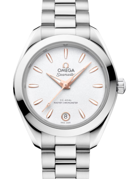 Omega Seamaster Aqua Terra Co-Axial Master Chronometer 150M Steel 30mm Silver Dial 220.10.30.20.02.001 - BRAND NEW