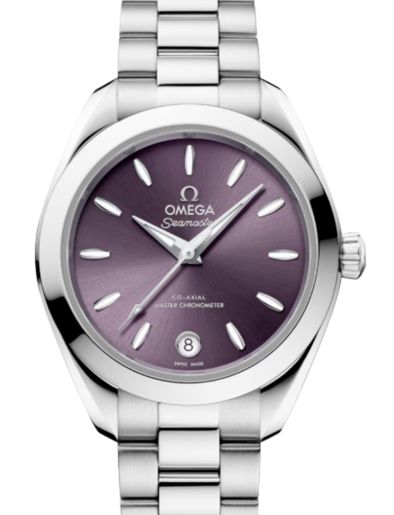 Omega Seamaster Aqua Terra Co-Axial Master Chronometer 150M Steel 30mm Lavender Dial 220.10.30.20.10.002 - BRAND NEW