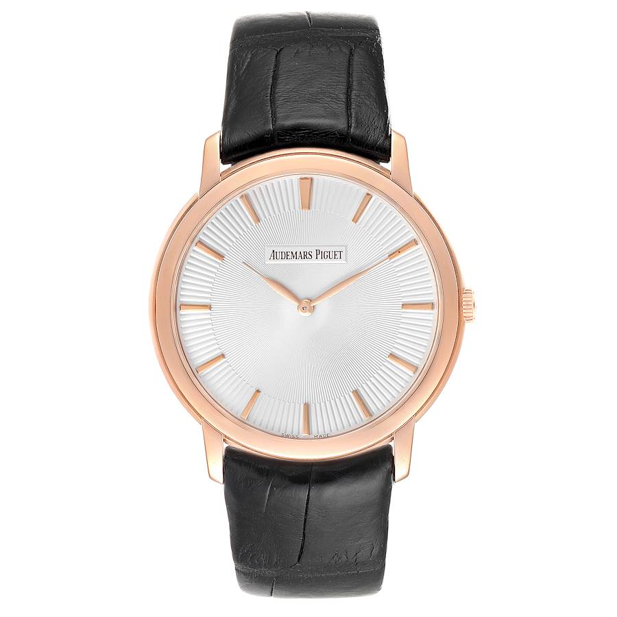 Audemars Piguet Jules Audemars Extra-Thin 41 mm 15182OR.ZZ.A102CR.01 Rose Gold/Diamonds Analog