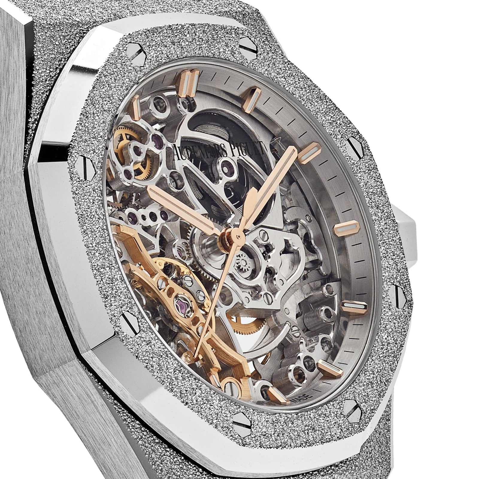 Audemars Piguet Royal Oak Double Balance Wheel Openworked 37 mm 15466BC.GG.1259BC.01 White Gold Skeleton