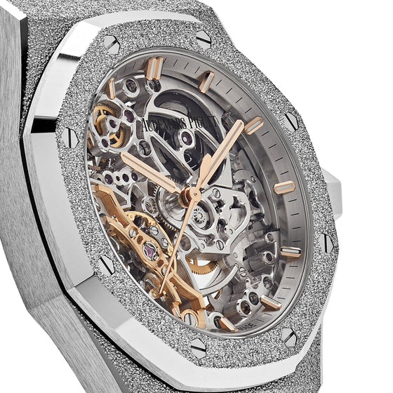 Audemars Piguet Royal Oak Double Balance Wheel Openworked 37 mm 15466BC.GG.1259BC.01 White Gold Skeleton