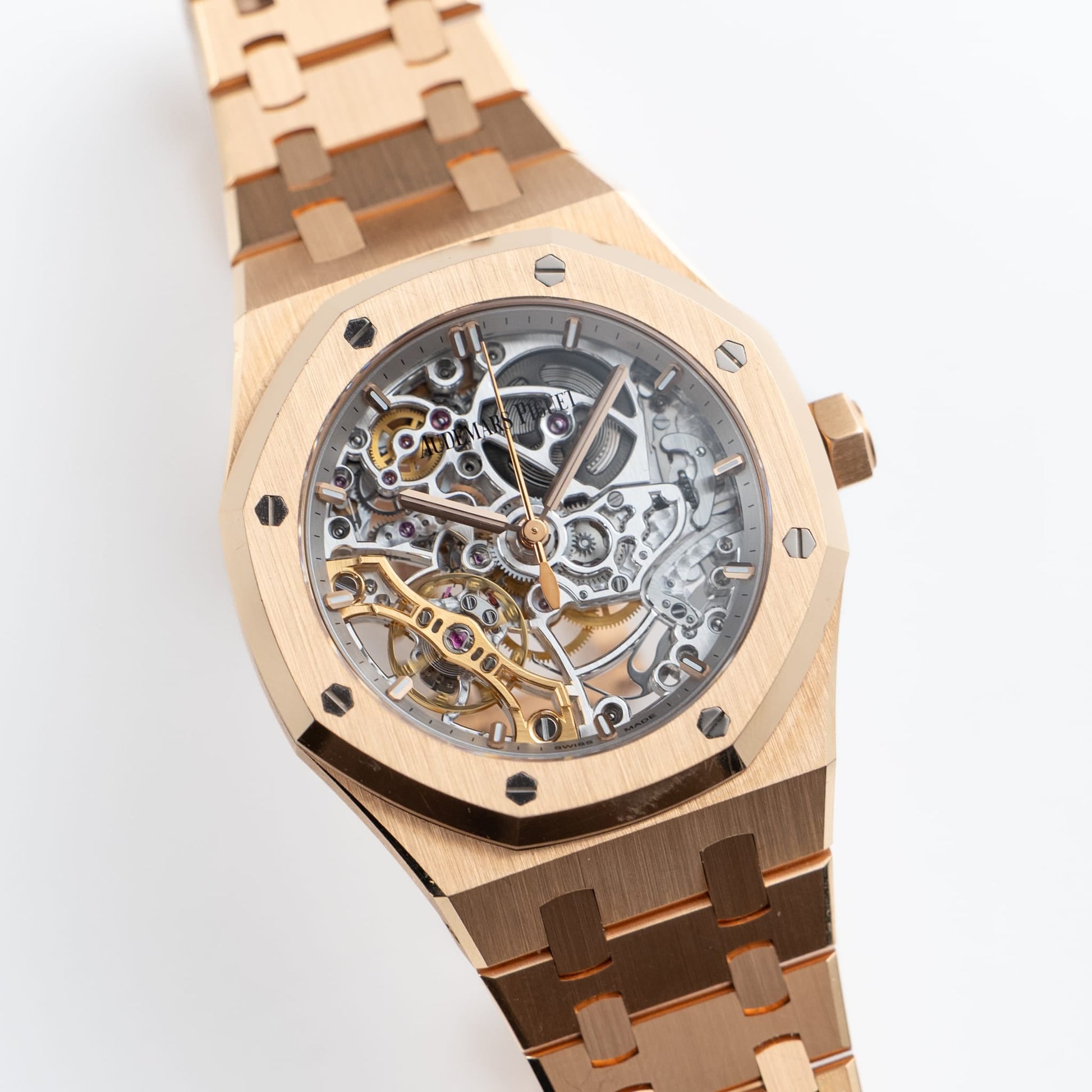 Audemars Piguet Royal Oak Double Balance Wheel Openworked Rose Gold 15467OR | Skeleton Automatic Luxury Watch