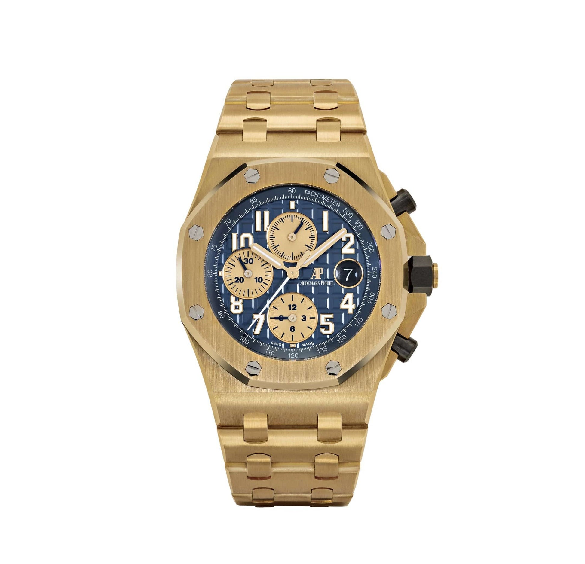 Audemars Piguet Offshore Selfwinding Chronograph 42 mm 26238BA.OO.2000BA.01 Yellow Gold Black/Golden
