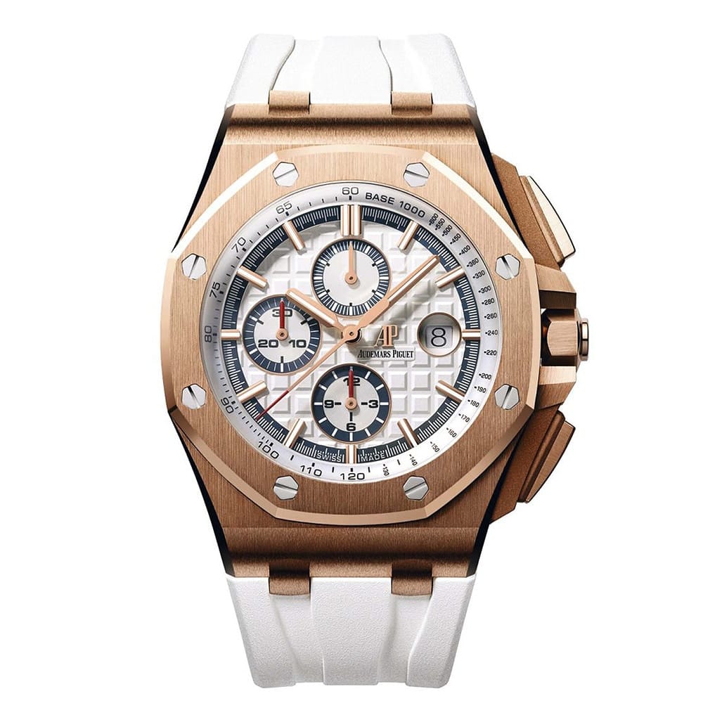 Audemars Piguet Royal Oak Offshore Chronograph Byblos Edition 2017 44 mm 26408OR.OO.A010CA.01.99 Rose Gold Silver