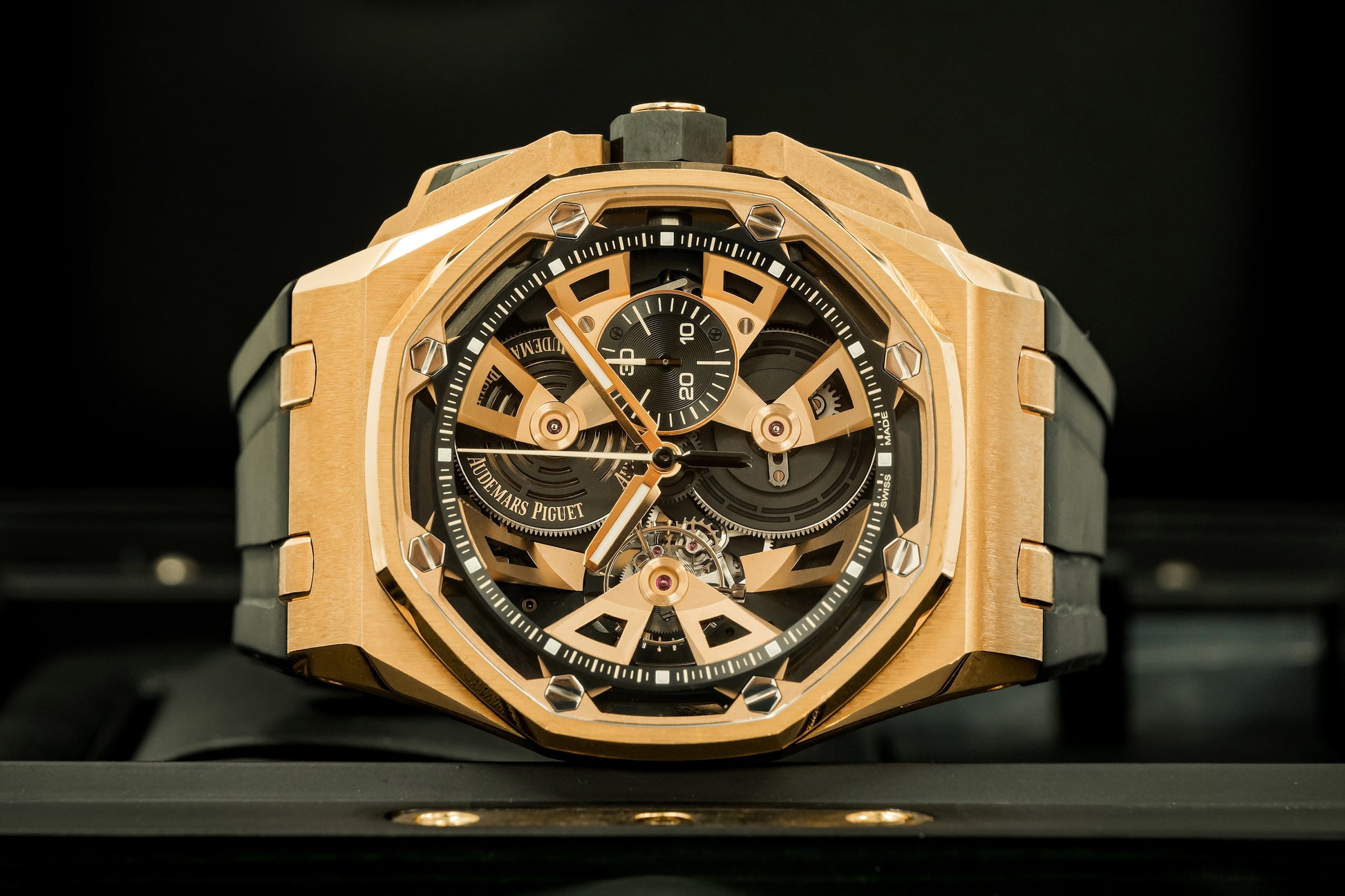 Audemars Piguet Royal Oak Offshore Tourbillon Chronograph 45 mm 26421OR.OO.A002CA.01 Rose Gold Analog