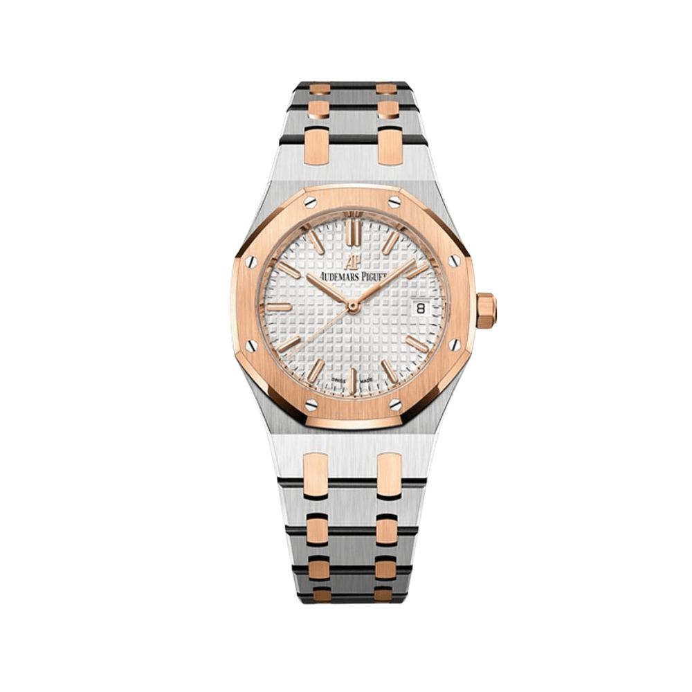 Audemars Piguet Royal Oak 37 mm 15450SR.OO.1256SR.01 Steel/Rose Gold White