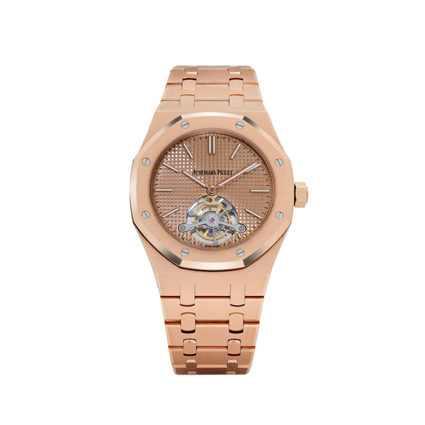 Audemars Piguet Royal Oak Tourbillon Extra-Thin 41 mm 26514OR.ZZ.1220OR.01 Rose Gold/Diamonds Analog