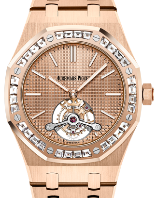 Audemars Piguet Royal Oak Tourbillon Extra-Thin 41 mm 26514OR.ZZ.1220OR.01 Rose Gold/Diamonds Analog