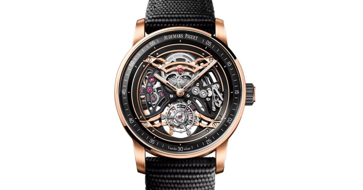 Audemars Piguet Code 11.59 Flying Tourbillon Openworked Black Ceramic/Rose Pink Gold 26601NR.OO.D002KB.01