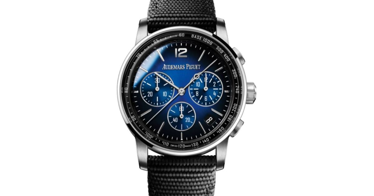 AP Code 11.59 Chronograph White Gold 41mm Blue Dial 26393BC.OO.A002KB.01