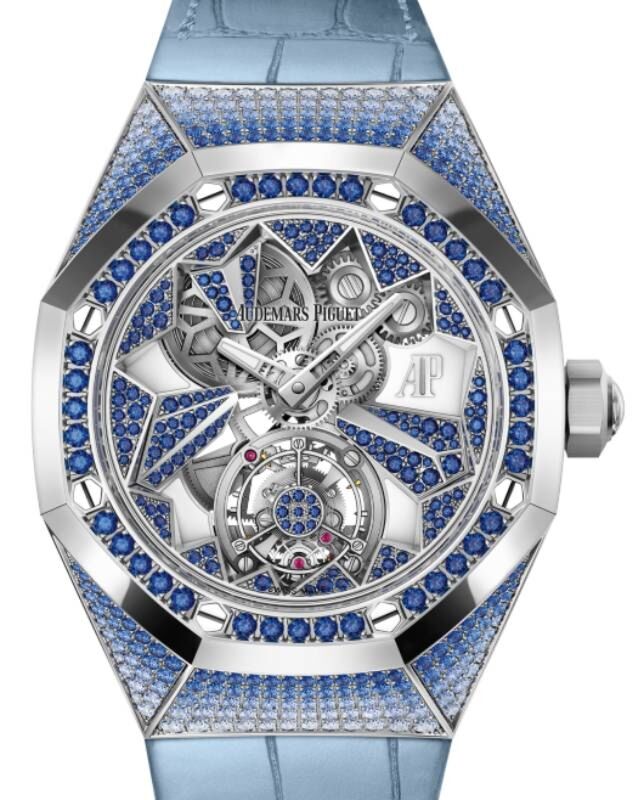 Audemars Piguet Royal Oak Concept 38.5 mm 26227BC.SS.D314CR.01 Yellow Gold/Diamonds Blue