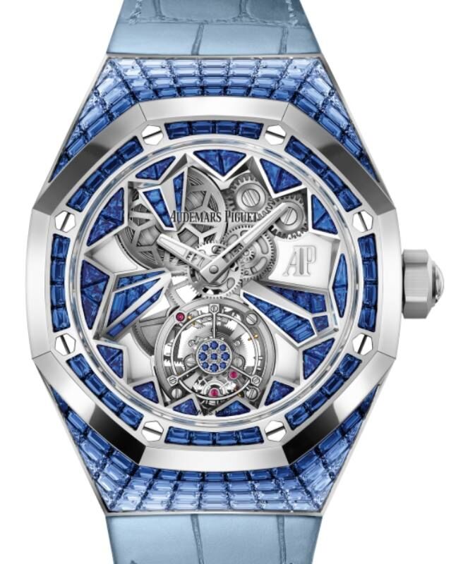 Audemars Piguet Royal Oak Concept 39 mm 26228BC.SS.D314CR.01 Yellow Gold/Diamonds Blue