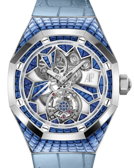 Audemars Piguet Royal Oak Concept 39 mm 26228BC.SS.D314CR.01 Yellow Gold/Diamonds Blue