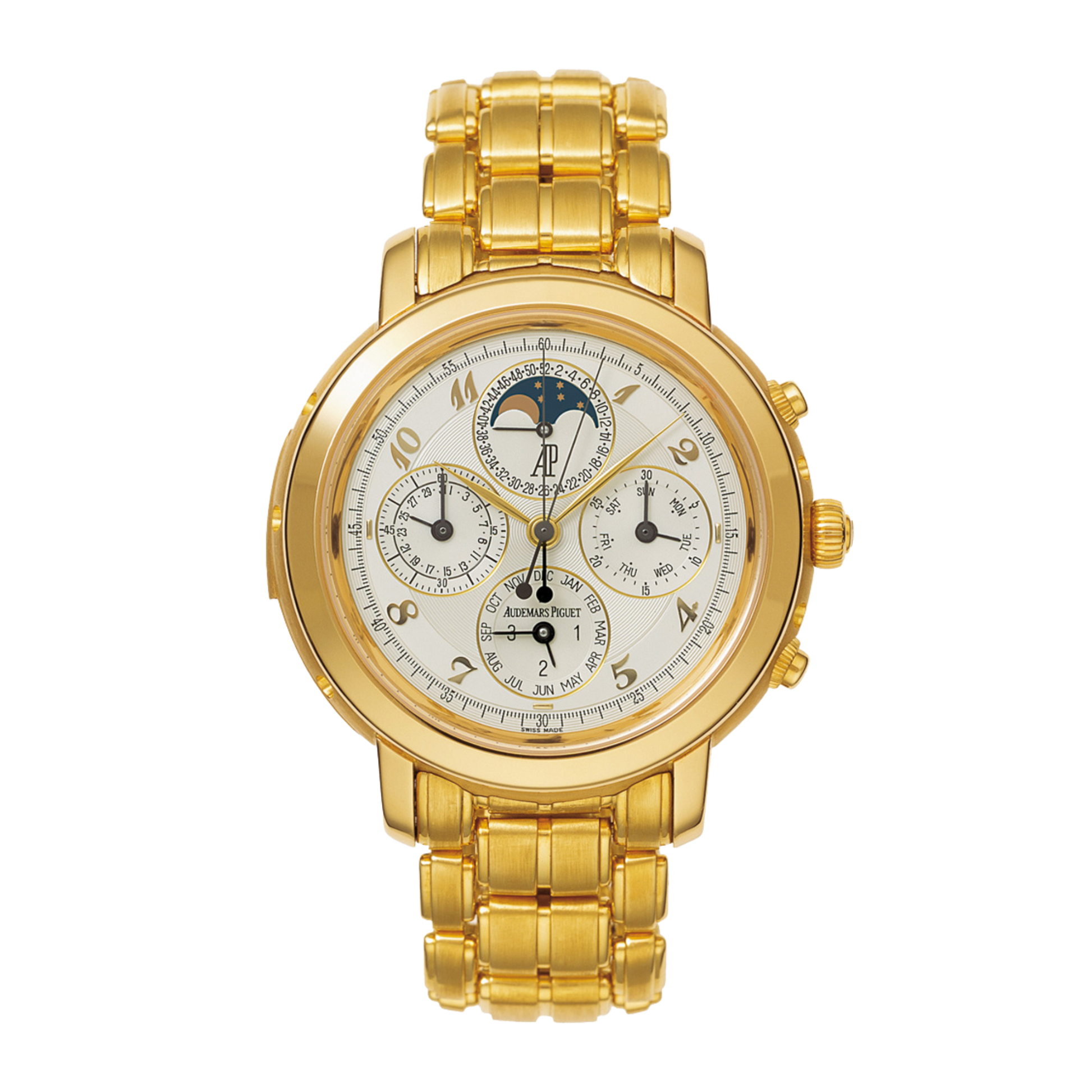 Audemars Piguet Jules Audemars Grande Complication 42 mm 25866BA.OO.D002CR.02 Yellow Gold Analog