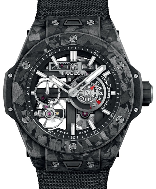 Hublot Big Bang MECA-10 Frosted Carbon 42mm Skeleton Dial 444.QN.1170.NR - BRAND NEW