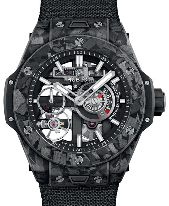 Hublot Big Bang MECA-10 Frosted Carbon 42mm Skeleton Dial 444.QN.1170.NR - BRAND NEW