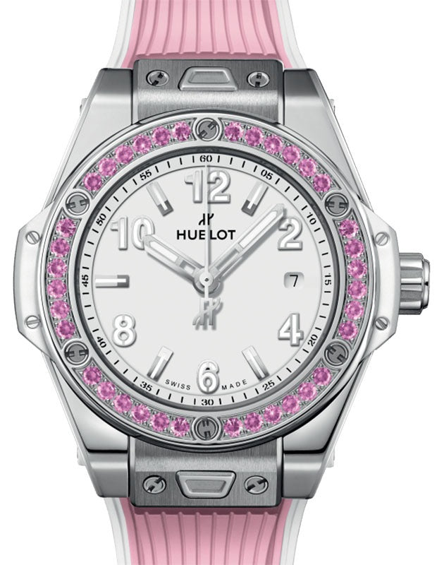 Hublot Big Bang 3-Hands One Click Joyful Steel Pink 33mm 485.SP.2210.RX.1233 - BRAND NEW