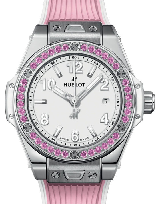 Hublot Big Bang 3-Hands One Click Joyful Steel Pink 33mm 485.SP.2210.RX.1233 - BRAND NEW
