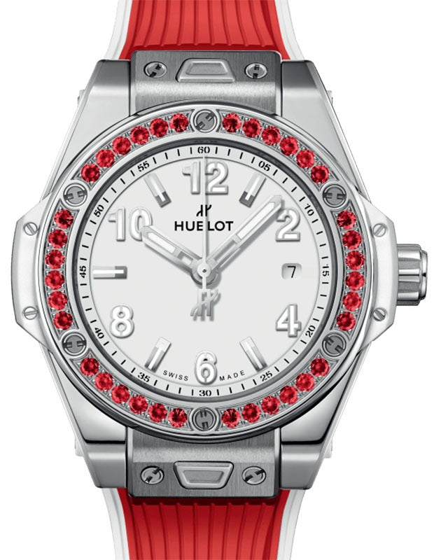 Hublot Big Bang 3-Hands One Click Joyful Steel Red 33mm 485.SR.2210.RX.1213 - BRAND NEW