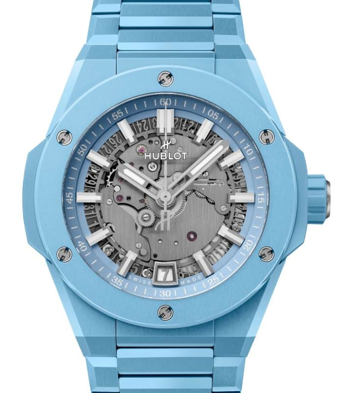 Big Bang Integrated Time Only Sky Blue Ceramic 40mm 456.EX.5120.EX - BRAND NEW