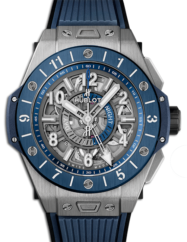 Hublot Big Bang Unico GMT Titanium Blue Ceramic 45mm 471.NL.7112.RX