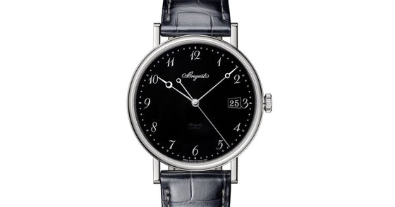 Breguet Classique 5177 Platinum 38mm/Leather Black Dial 5177PT/2N/9V601
