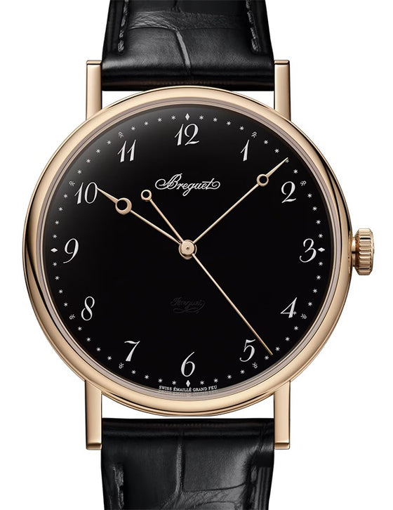 Breguet Classique 5177 Rose Gold 38mm/Leather Black Dial 5177BR/2N/9V602