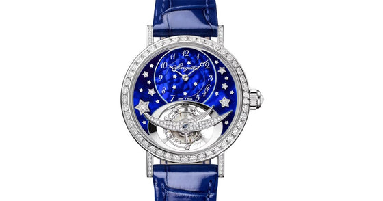 Breguet Classique Tourbillon 3358 White Gold 35mm Blue Mother of Pearl Diamond Dial 3358BB/VD/986 D0