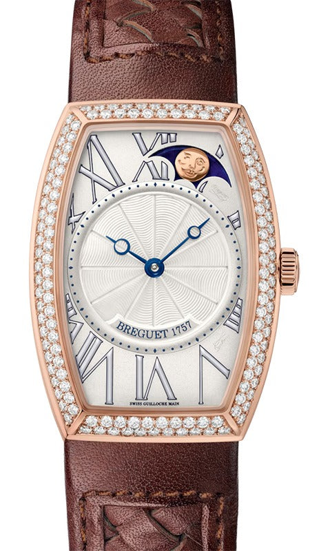 Breguet Heritage Phase de Lune 8861 Rose Gold/Diamonds 25mm Mother of Pearl Dial 8861BR/11/386 D000