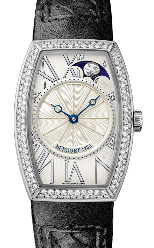 Breguet Heritage Phase de Lune 8861 White Gold/Diamonds 25mm Mother of Pearl Dial 8861BB/11/386 D000