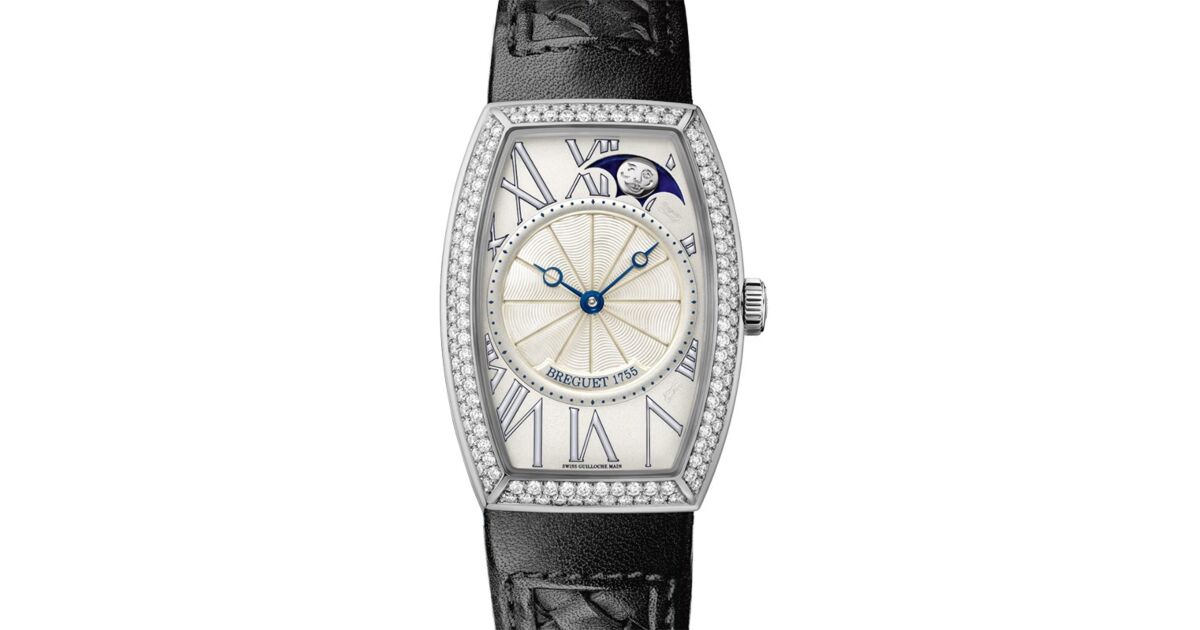 Breguet Heritage Phase de Lune 8861 White Gold/Diamonds 25mm Mother of Pearl Dial 8861BB/11/386 D000