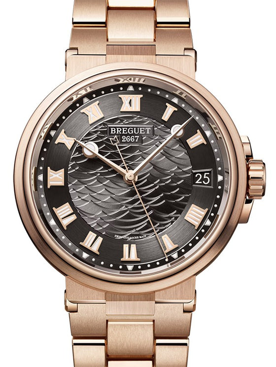 Breguet Marine 5517 Rose Gold 40mm/Bracelet Slate Dial 5517BR/G3/RZ0