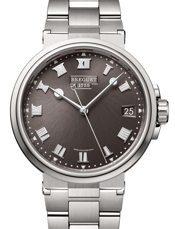 Breguet Marine 5517 Titanium 40mm/Bracelet Slate Dial 5517TI/G2/TZ0