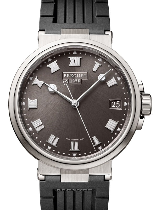 Breguet Marine 5517 Titanium 40mm/Rubber Slate Dial 5517TI/G2/5ZU