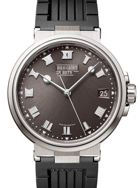 Breguet Marine 5517 Titanium 40mm/Rubber Slate Dial 5517TI/G2/5ZU