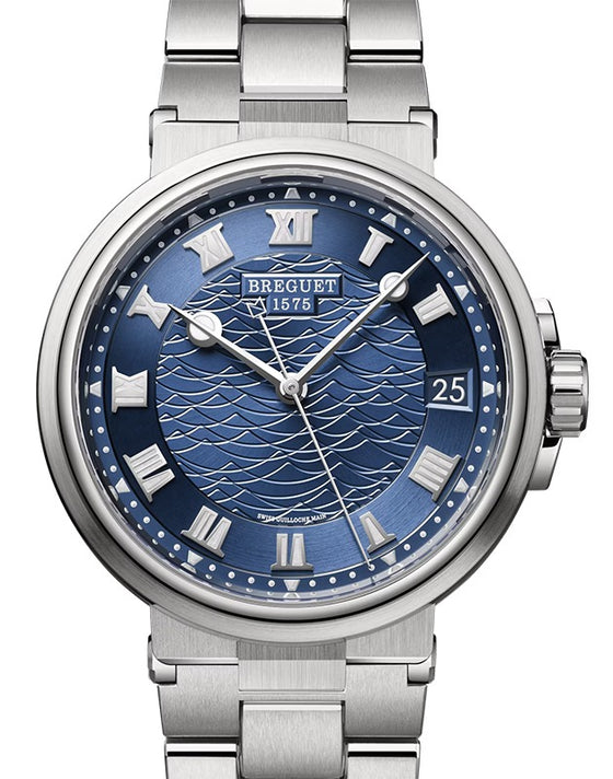 Breguet Marine 5517 White Gold 40mm/Bracelet Blue Dial 5517BB/Y2/BZ0