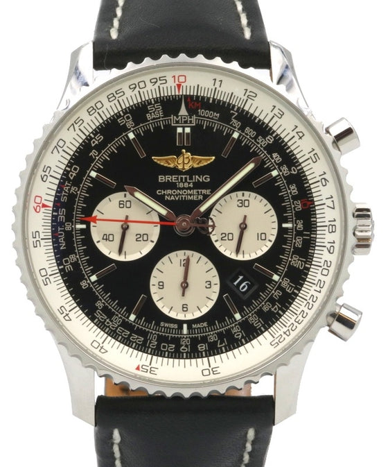 Breitling Navitimer 01 AB012721 Chronograph Stainless Steel Leather 46mm - PRE-OWNED