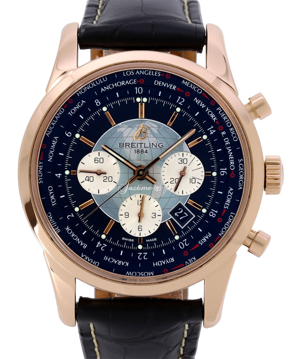 BREITLING RB0510U4|BB63|760P|R20BA.1 TRANSOCEAN CHRONOGRAPH UNITIME 46mm RED GOLD