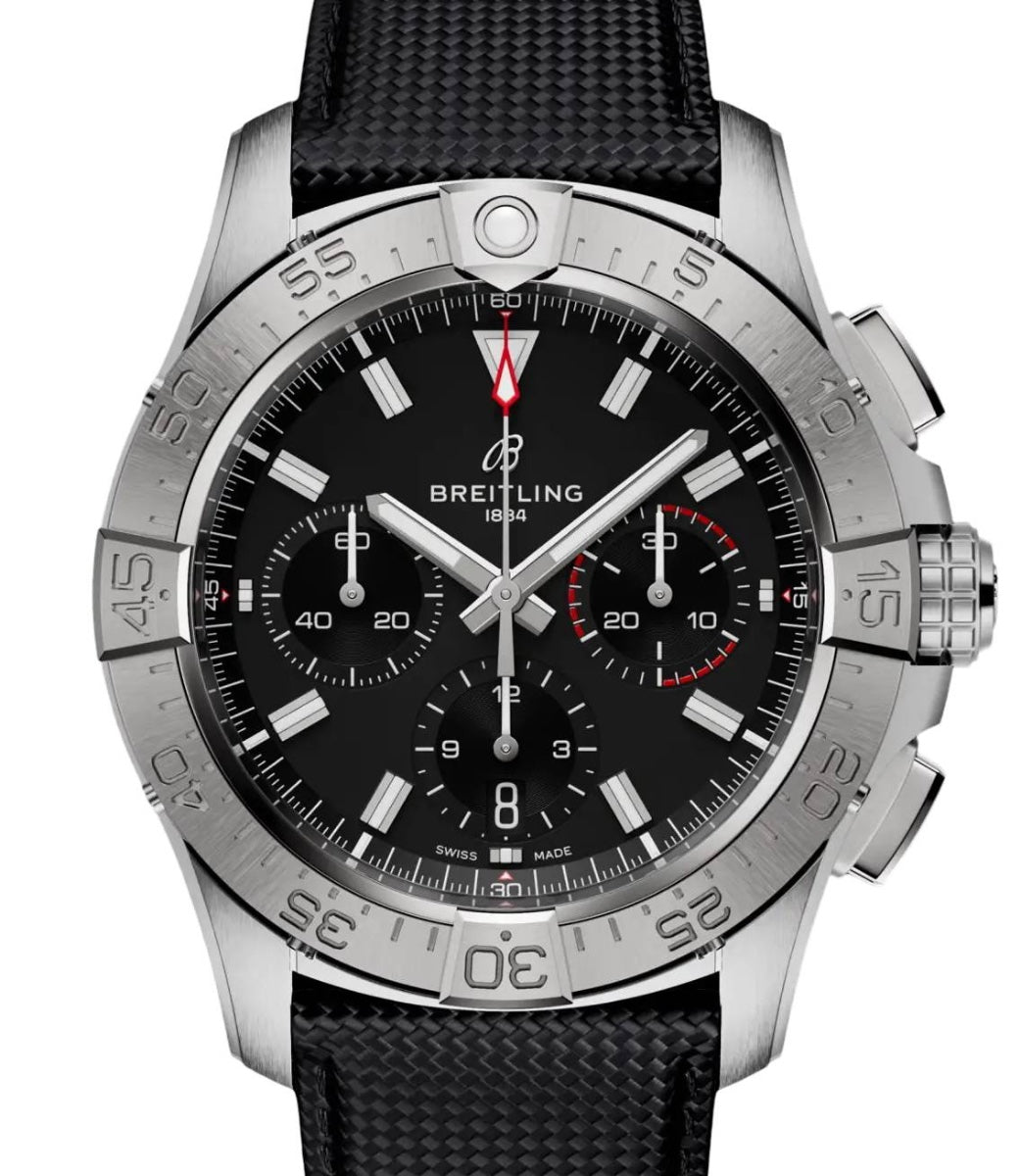 Breitling Avenger B01 Chronograph 42 Stainless Steel Black Dial AB0146101B1X1