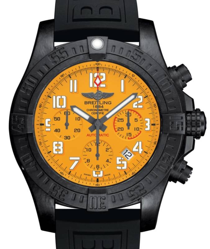 Breitling Avenger Hurricane 45 Breitlight Yellow Arabic Dial XB0180E4/I534