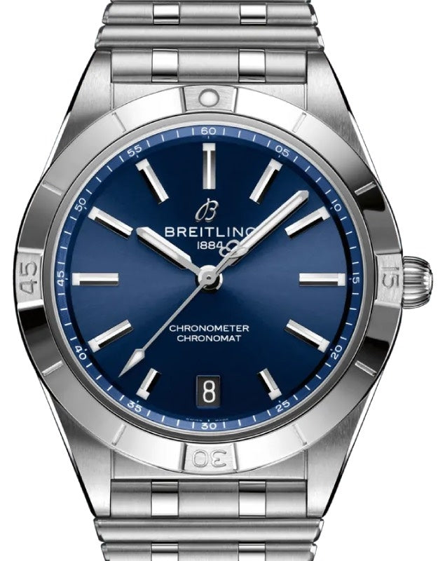 Breitling Chronomat Automatic 36 Stainless Steel Blue Dial A10380101C1A1 - BRAND NEW