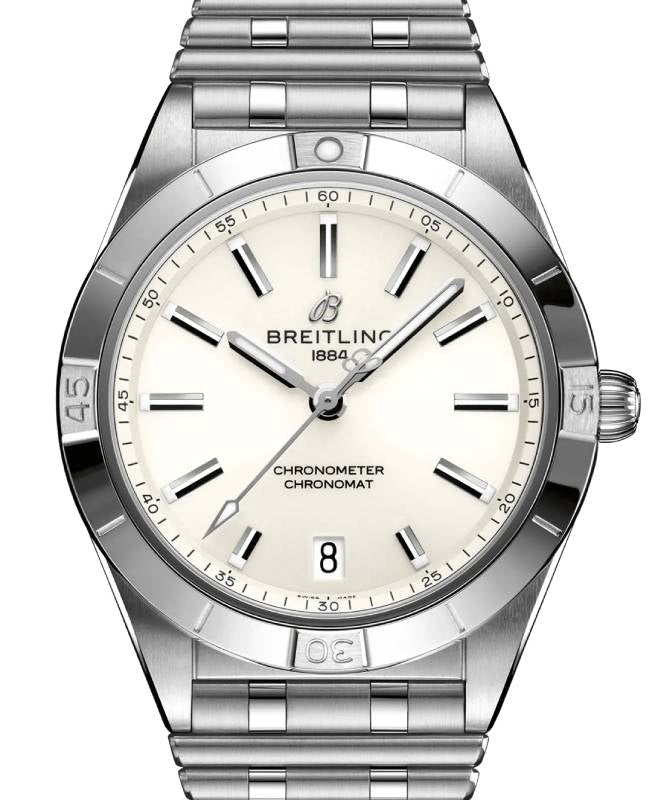 Breitling Chronomat Automatic 36 Stainless Steel 36mm Silver Dial A10380101A3A1