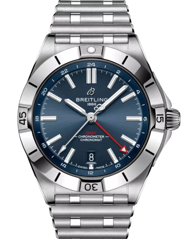 Breitling Chronomat Automatic GMT 40 Stainless Steel Blue Dial A32398101C1A1