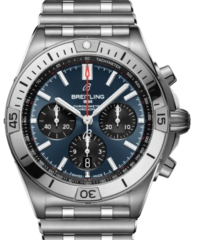 Breitling Chronomat B01 42 Stainless Steel Blue Dial AB0134101C1A1 - BRAND NEW