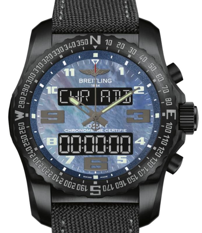 Breitling Cockpit B50 Titanium 46mm Quartz Blue Dial VB501019/C932/100W/M20BASA.1