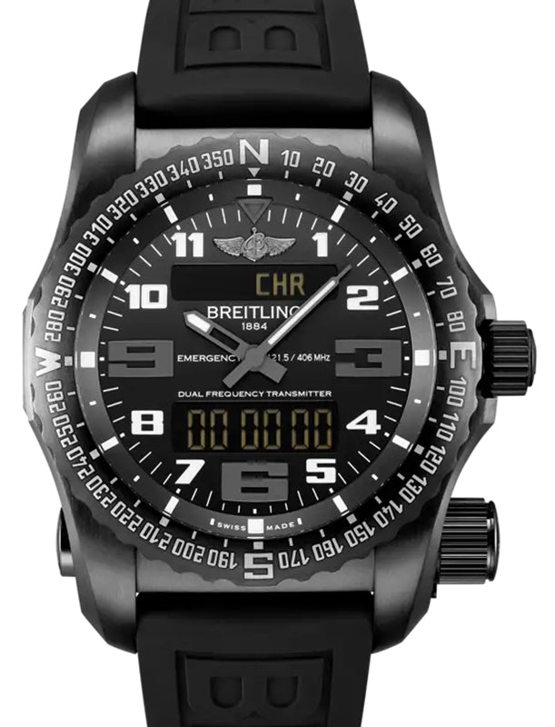 Breitling Professional Emergency DLC-Coated Titanium 51mm Black Dial V76325221B1S1
