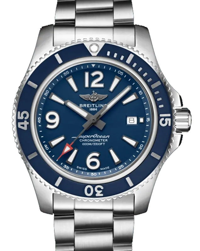 Breitling Superocean Automatic 44 Stainless Steel 44mm Blue Dial A17367D81C1A1
