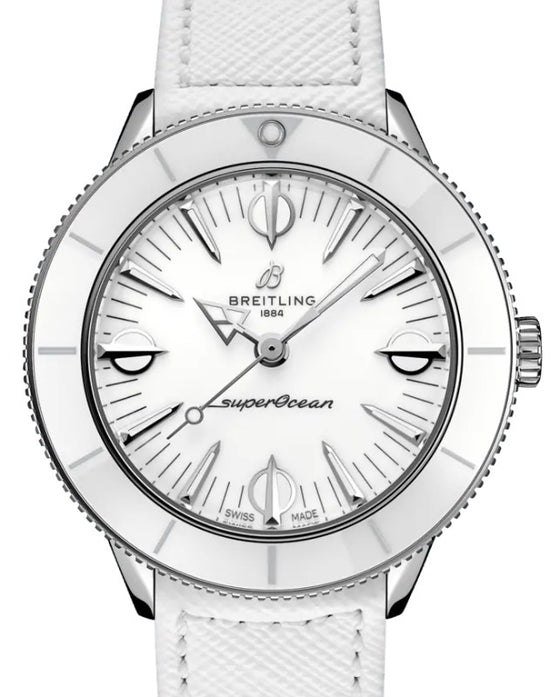 Breitling Superocean Heritage '57 Pastel Paradise Stainless Steel 38mm White Dial A10340A71A1X1